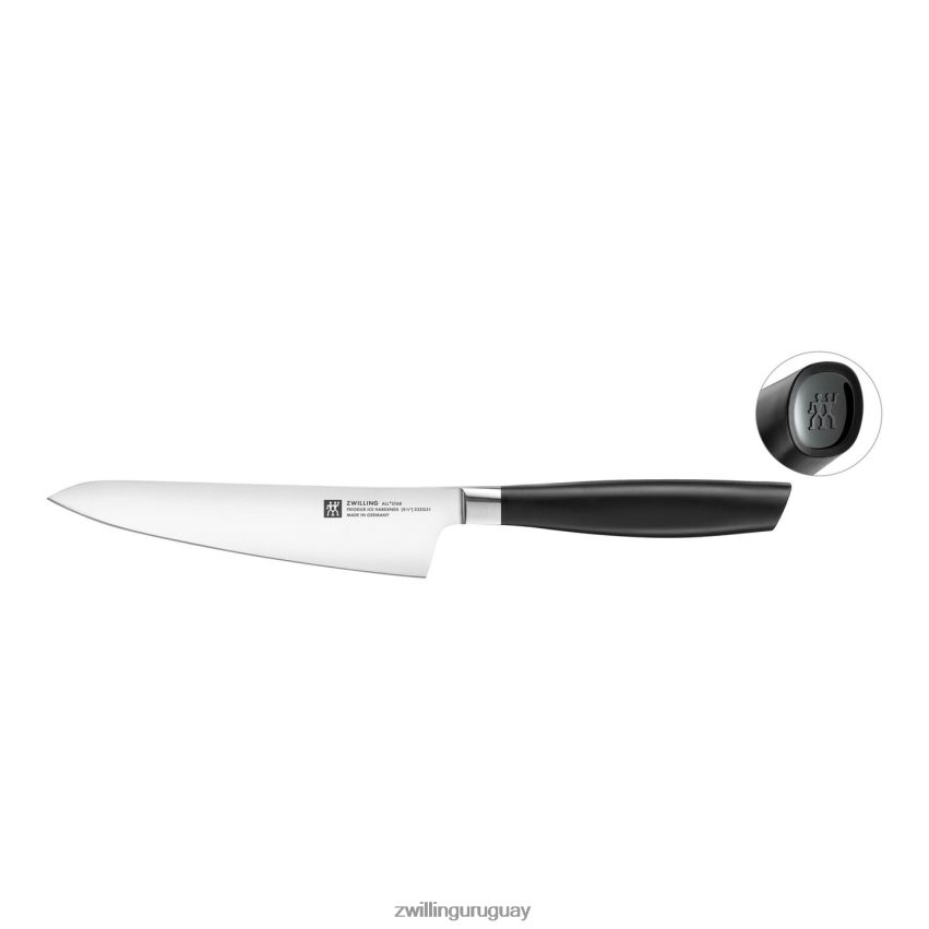 all * star 5,5 pulgadas, cuchillo de chef compacto, negro mate Zwilling cuchillería A688HF347 - Image 1