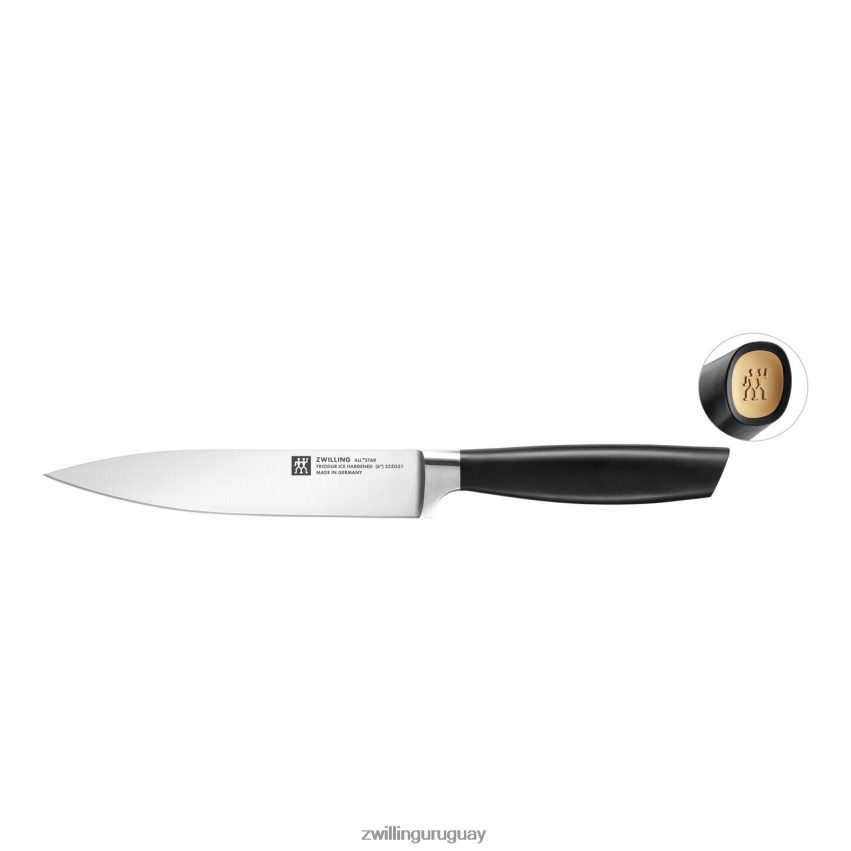 all * star 6,5 pulgadas, cuchillo de trinchar, oro mate Zwilling cuchillería A688HF356 - Image 1