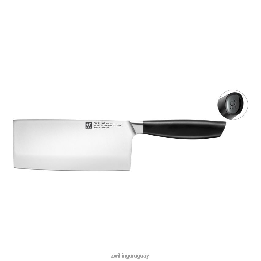 all * star 7 pulgadas, cuchillo de chef chino, negro mate Zwilling cuchillería A688HF215 - Image 1