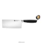 all * star 7 pulgadas, cuchillo de chef chino, oro mate Zwilling cuchillería A688HF217