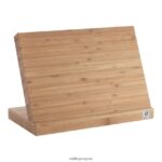almacenamiento de bambú, bambú, caballete magnético Zwilling cuchillería A688HF84