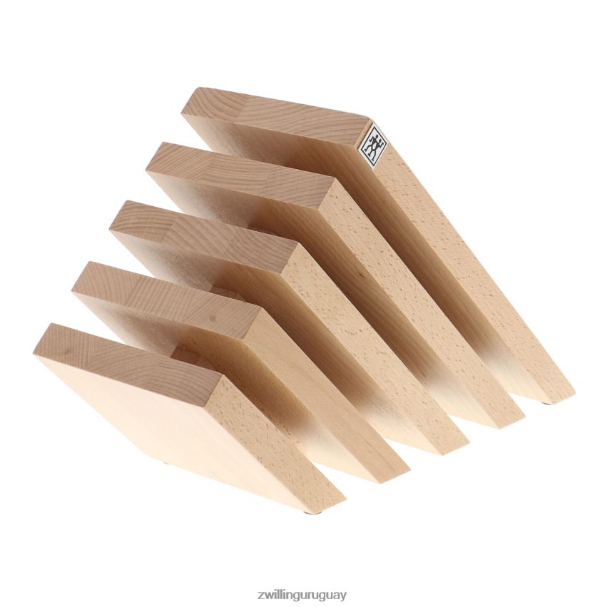 almacenamiento de madera de haya, madera de haya, bloque magnético italiano inclinado- natural Zwilling cuchillería A688HF120 - Image 1
