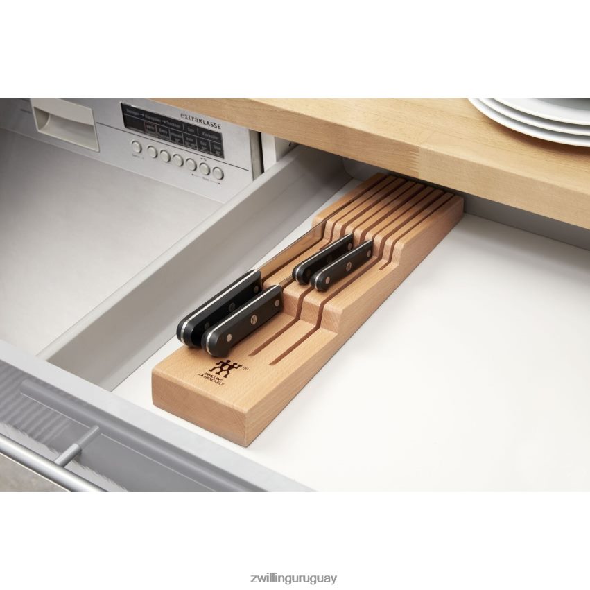 almacenamiento de madera de haya, organizador de cuchillos en el cajón Zwilling cuchillería A688HF139 - Image 3