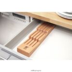 almacenamiento de madera de haya, organizador de cuchillos en el cajón Zwilling cuchillería A688HF139 - Image 5