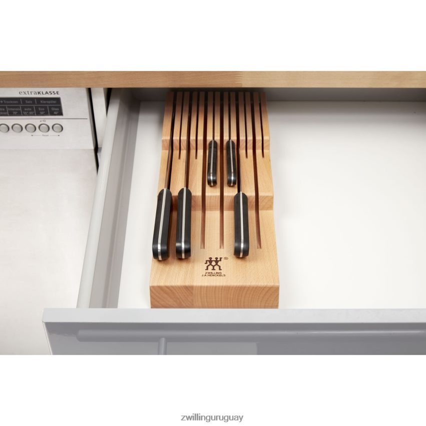 almacenamiento de madera de haya, organizador de cuchillos en el cajón Zwilling cuchillería A688HF70 - Image 4
