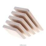 almacenamiento madera de haya, madera de haya, bloque magnético italiano inclinado - teñido blanco Zwilling cuchillería A688HF207