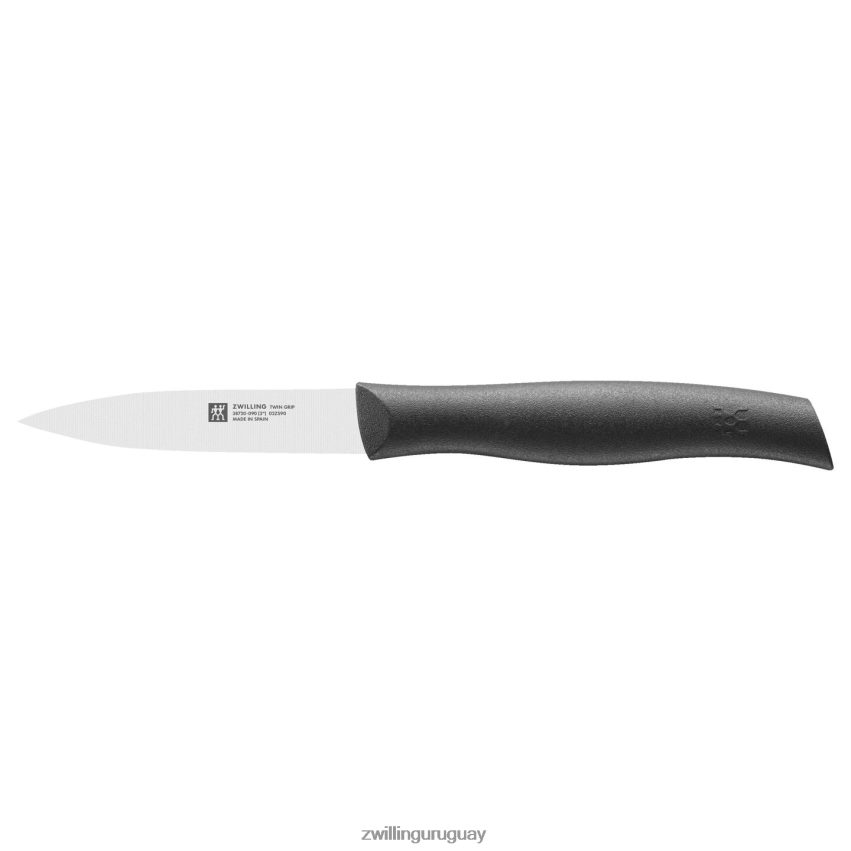 cuchillo de pelar twin grip de 3,5 pulgadas, negro Zwilling cuchillería A688HF423 - Image 1