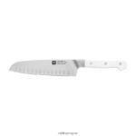 Cuchillo santoku delgado pro le blanc de 7 pulgadas con borde hueco Zwilling cuchillería A688HF212 - Image 2
