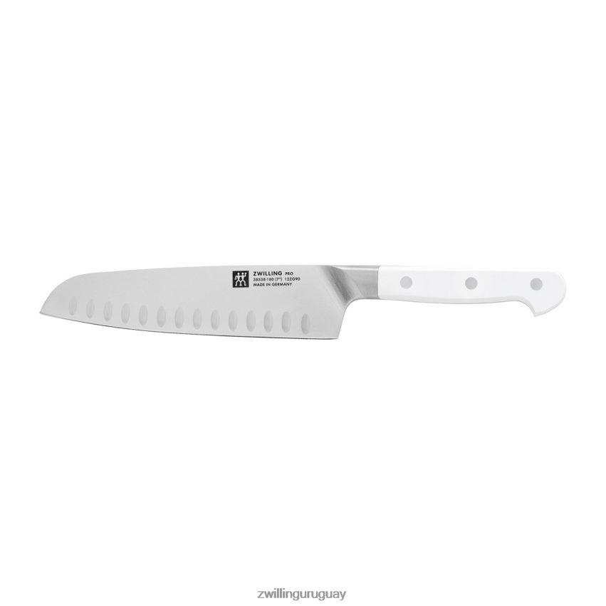 Cuchillo santoku delgado pro le blanc de 7 pulgadas con borde hueco Zwilling cuchillería A688HF212 - Image 2