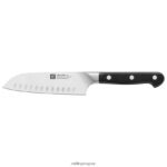 Cuchillo santoku pro de 5,5 pulgadas con borde hueco Zwilling cuchillería A688HF73