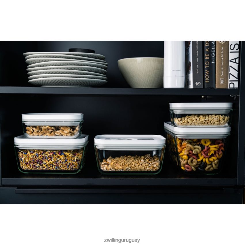 Fresh & Save s/m/l / juego de recipientes al vacío de 3 piezas, gris Zwilling cocina A688HF451 - Image 12