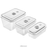 Fresh & Save s/m/l / juego de recipientes al vacío de 3 piezas, gris Zwilling cocina A688HF451
