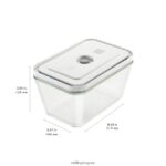 Fresh & Save s/m/l / juego de recipientes al vacío de 3 piezas, gris Zwilling cocina A688HF451 - Image 5
