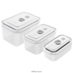 Fresh & Save s/m/l / recipiente al vacío de 3 piezas, plástico, gris semitransparente Zwilling cocina A688HF476
