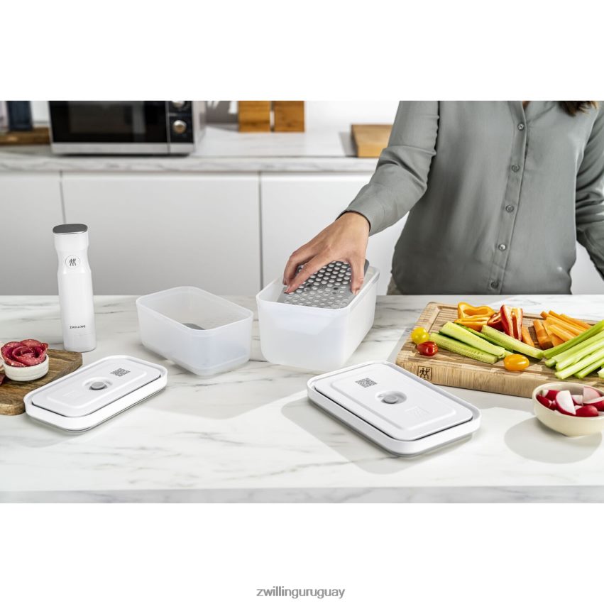 Juego de bandejas recogegotas Fresh & Save para recipientes de plástico, m/l / 2 unidades Zwilling cocina A688HF494 - Image 3