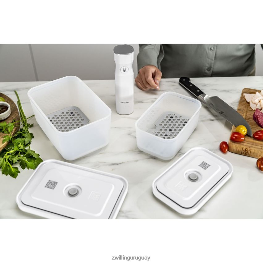 Juego de bandejas recogegotas Fresh & Save para recipientes de plástico, m/l / 2 unidades Zwilling cocina A688HF494 - Image 8