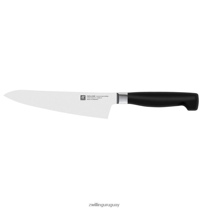 Juego de bloques de cuchillos autoafilables de 7 piezas Four Star, negro plateado Zwilling cuchillería A688HF8 - Image 3
