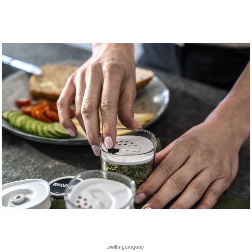 Juego de especias Fresh & Save Cube, xs / 3 piezas, blanco transparente Zwilling cocina A688HF465 - Image 3