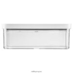 Juego de recipientes Fresh & Save Cube con bomba de vacío, mediano, 6 piezas, blanco transparente Zwilling cocina A688HF478 - Image 2