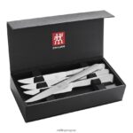 juegos de carne Juego de cuchillos para carne tipo porterhouse de acero inoxidable de 8 piezas en caja de presentación negra Zwilling cuchillería A688HF9