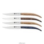 juegos para carne de 4 piezas, juego de cuchillos para carne toro en caja de presentación de madera de haya Zwilling cuchillería A688HF178