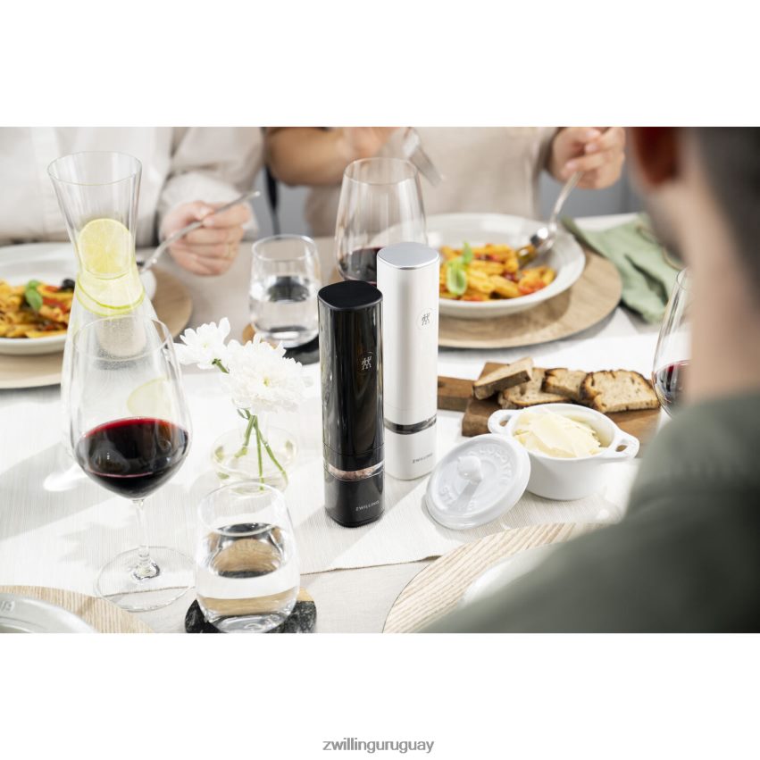 Molinillo de sal y pimienta eléctrico enfinigy, blanco Zwilling cocina A688HF550 - Image 9