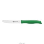 Navaja multiusos de doble agarre de 4,5 pulgadas, verde, borde dentado Zwilling cuchillería A688HF184