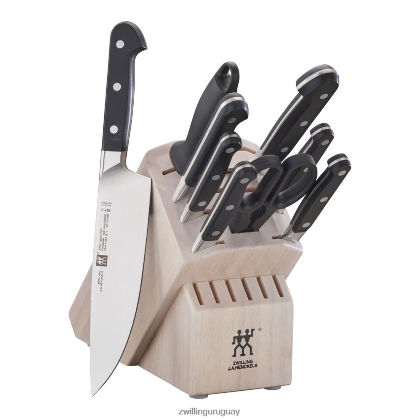 pro 10 piezas, juego de bloques de cuchillos, blanco Zwilling cuchillería A688HF45 - Image 1