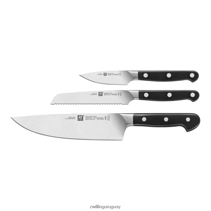 pro 3 piezas, juego de cuchillos para principiantes Zwilling cuchillería A688HF22 - Image 1
