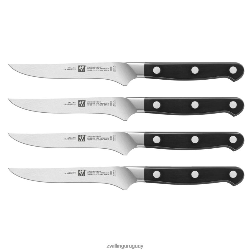 pro 4 piezas, juego de cuchillos para carne Zwilling cuchillería A688HF18 - Image 1