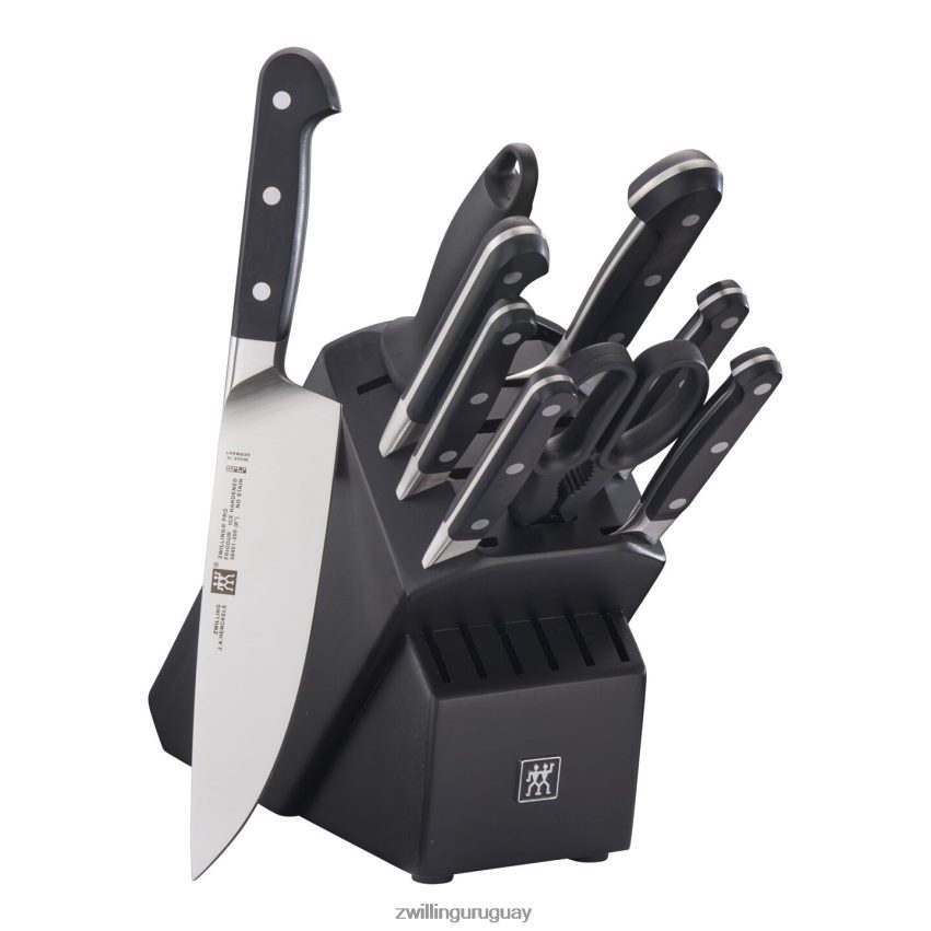 pro juego de bloques de cuchillos de 10 piezas, negro mate Zwilling cuchillería A688HF41 - Image 1
