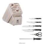 Pro juego de bloques de cuchillos de 7 piezas, blanco rústico Zwilling cuchillería A688HF102 - Image 2