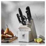 Pro juego de bloques de cuchillos de 7 piezas, blanco rústico Zwilling cuchillería A688HF102 - Image 3