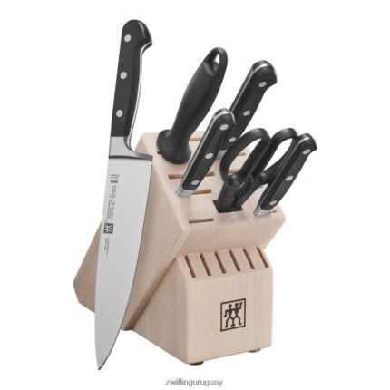 professional s juego de bloques de cuchillos de 7 piezas, blanco Zwilling cuchillería A688HF115