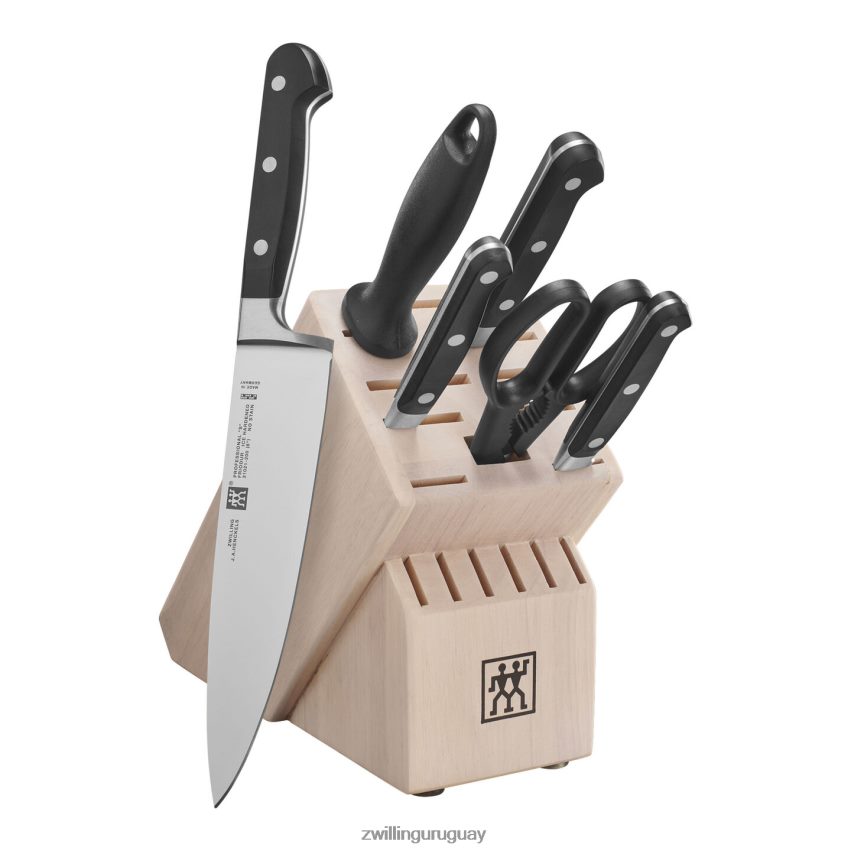 professional s juego de bloques de cuchillos de 7 piezas, blanco Zwilling cuchillería A688HF115 - Image 1