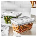 Recipiente al vacío grande Fresh & Save l/2 piezas, vidrio, gris Zwilling cocina A688HF495 - Image 2