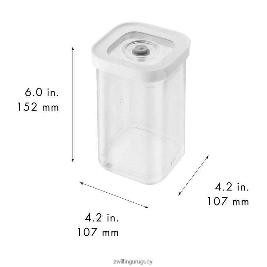 Recipiente para cubos Fresh & Save 2 unidades, 0,875 qt, blanco transparente Zwilling cocina A688HF526 - Image 2