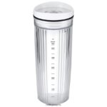 Vaso de batidora personal enfinigy con tapa para beber y tapa para vacío - blanco Zwilling electricidad A688HF576 - Image 2