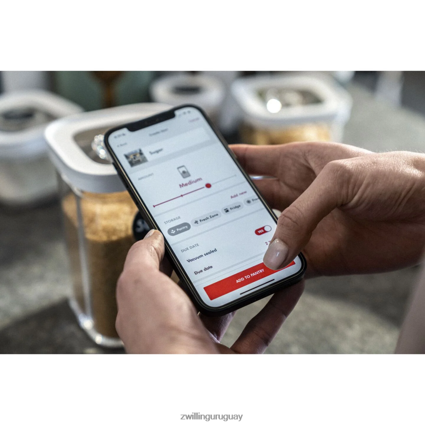 Contenedor de cubos Fresh & Save 3m, 3 qt, blanco transparente Zwilling cocina A688HF468