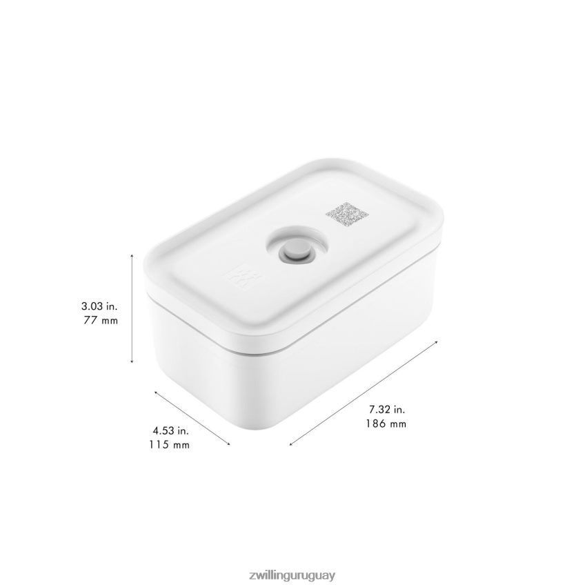 Fiambrera al vacío Fresh & Save M, plástico, blanco-gris Zwilling cocina A688HF504