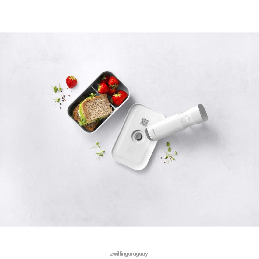 Fiambrera al vacío Fresh & Save M, plástico, blanco-gris Zwilling cocina A688HF504