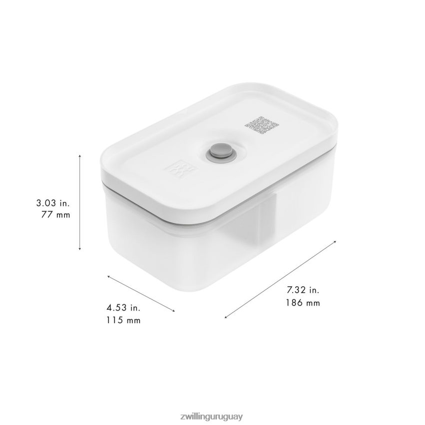 Fiambrera al vacío Fresh & Save M, plástico, gris semitransparente Zwilling cocina A688HF483