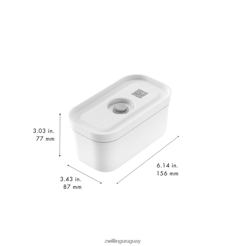 Fiambrera al vacío Fresh & Save S, plástico, blanco-gris Zwilling cocina A688HF501