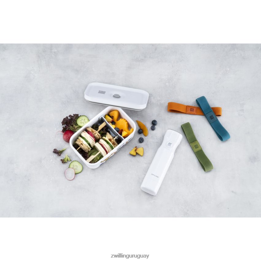 Fiambrera al vacío Fresh & Save m Dinos, plástico, blanco-gris Zwilling cocina A688HF512