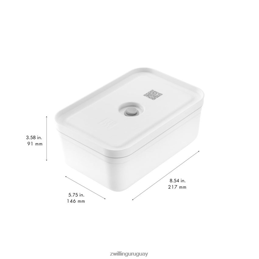 Fresh & Save l fiambrera al vacío, plástico, blanco-gris Zwilling cocina A688HF485