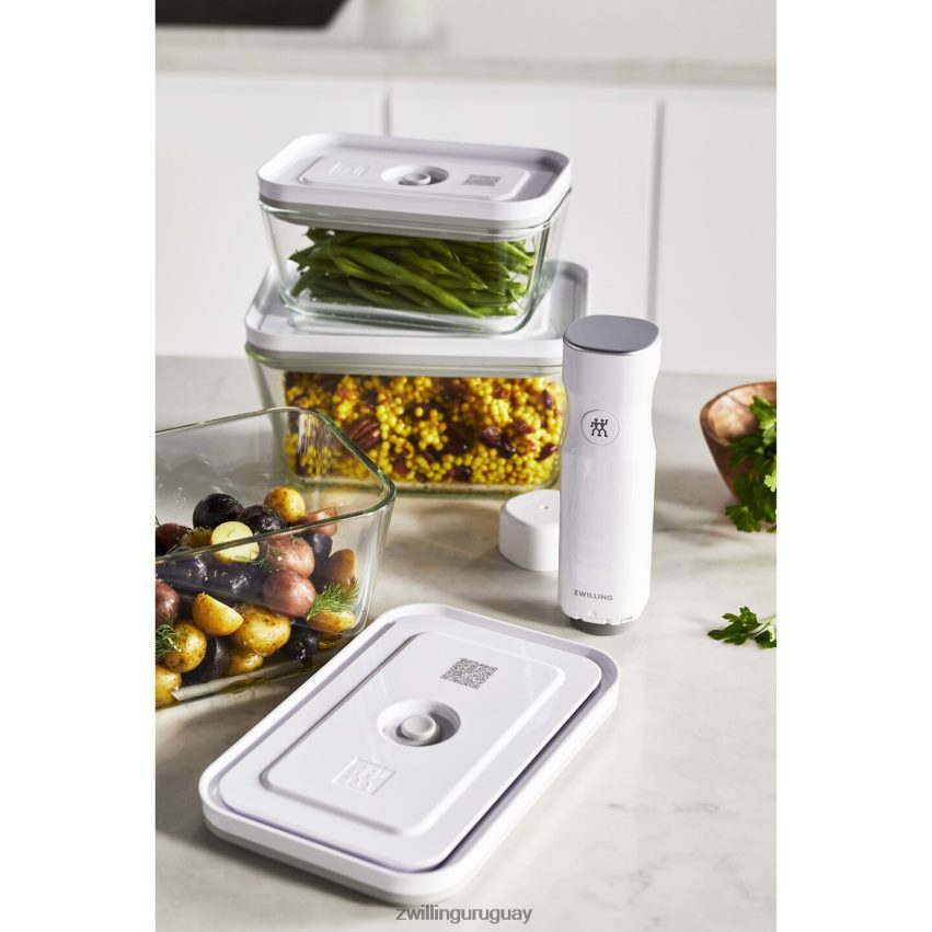 Fresh & Save s/m/l / juego de recipientes al vacío de 3 piezas, gris Zwilling cocina A688HF451