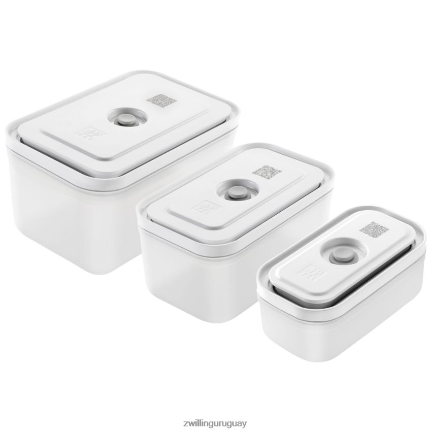 Fresh & Save s/m/l / recipiente al vacío de 3 piezas, plástico, gris semitransparente Zwilling cocina A688HF476