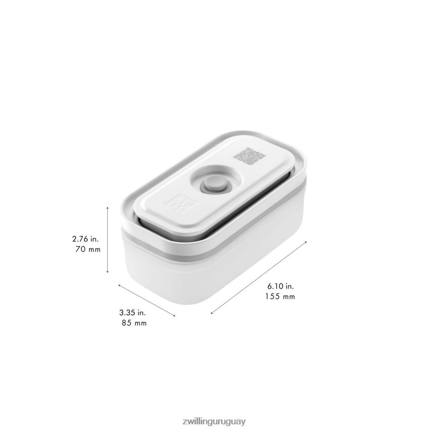 Fresh & Save s/m/l / recipiente al vacío de 3 piezas, plástico, gris semitransparente Zwilling cocina A688HF476