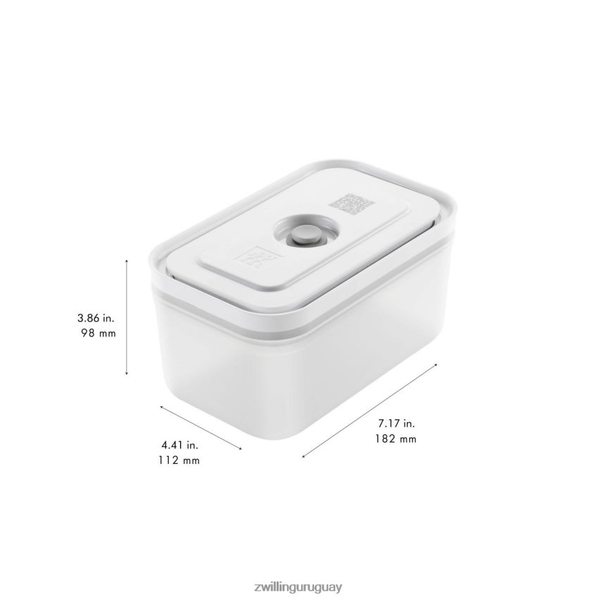 Fresh & Save s/m/l / recipiente al vacío de 3 piezas, plástico, gris semitransparente Zwilling cocina A688HF476