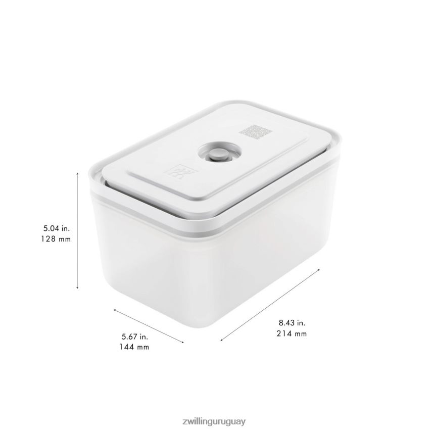Fresh & Save s/m/l / recipiente al vacío de 3 piezas, plástico, gris semitransparente Zwilling cocina A688HF476